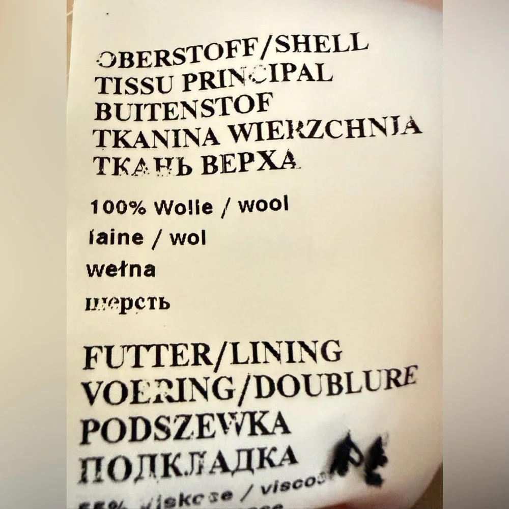 🐻‍❄️NWOT cream boiled wool car coat! Giving J. Crew preppy vibes!🐻‍❄️ - Picture 6 of 6